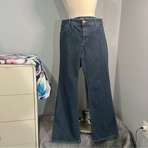Chico's Dark Blue Boot Cut Jeans